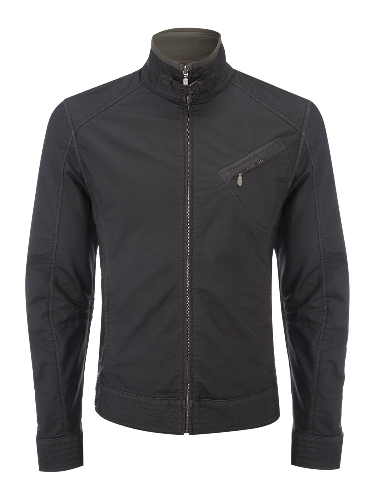 Belstaff H Racer Collar Jacket in Gray for Men Lyst