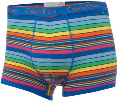 Calvin Klein Stripe Underwear Trunks in Multicolor for Men (multi ...