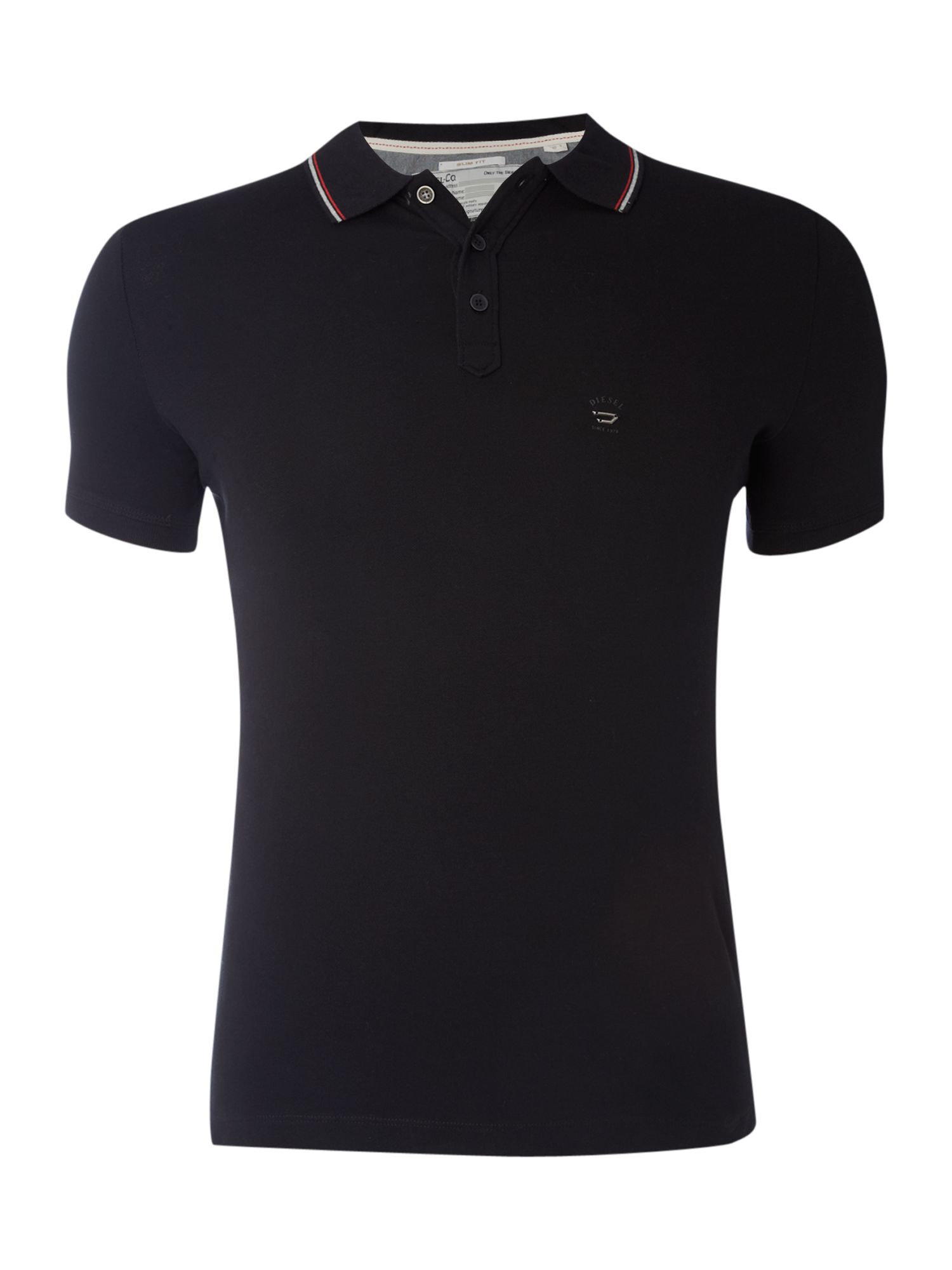 Diesel Polo Shirt in Black for Men | Lyst