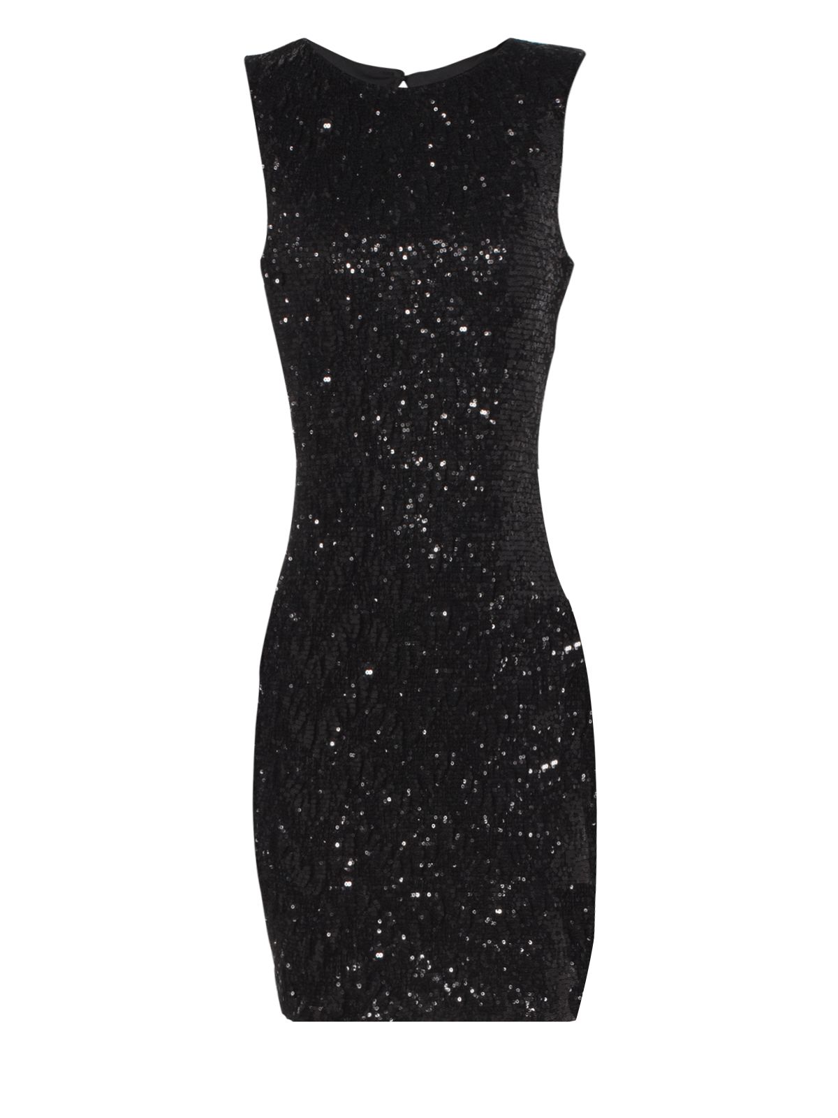 Jane Norman Sequin Dress in Black | Lyst