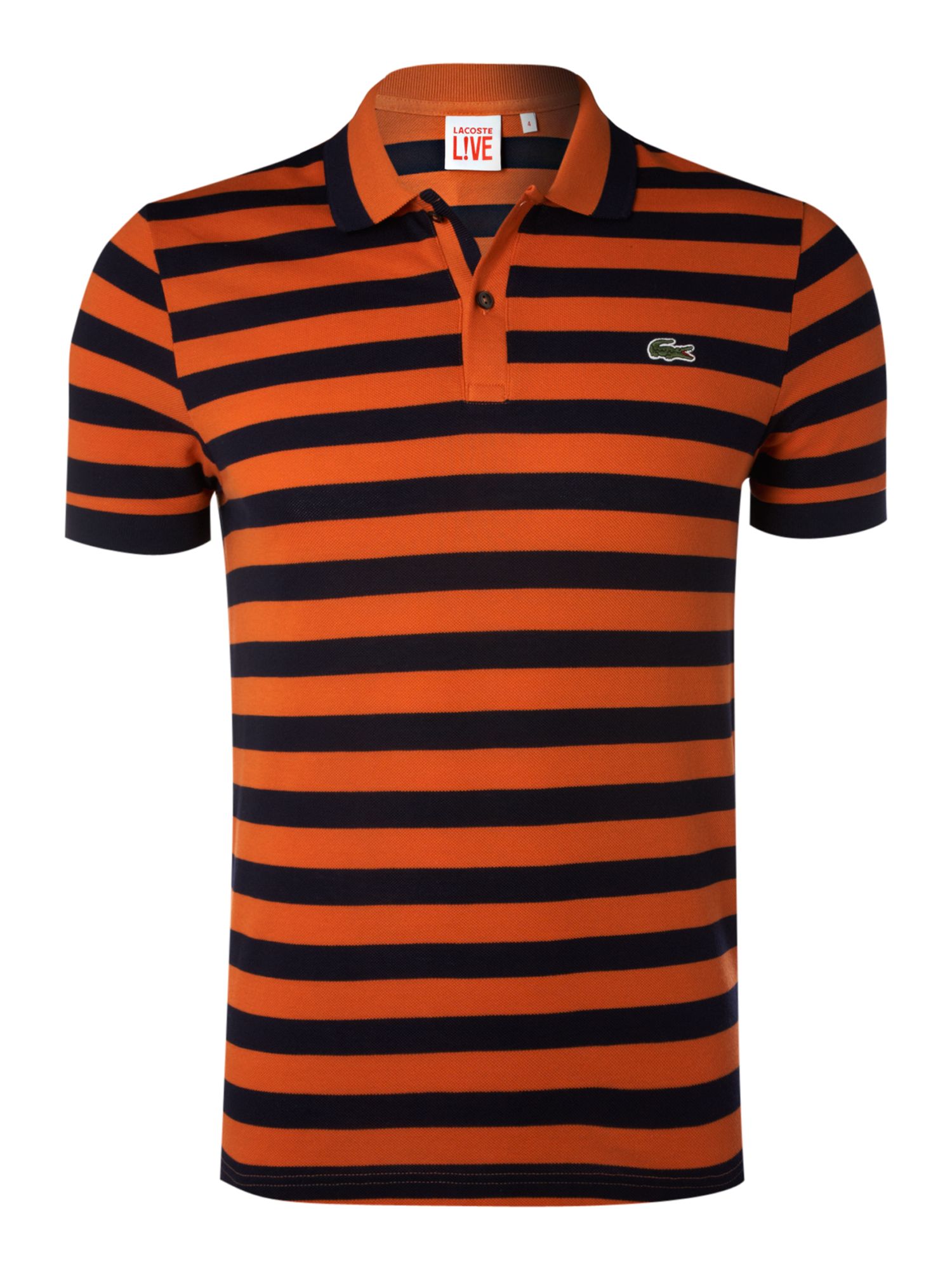 Orange And White Striped Shirt - Aoykawim White/Orange Striped Polo Shirt - Orange and white striped shirt.