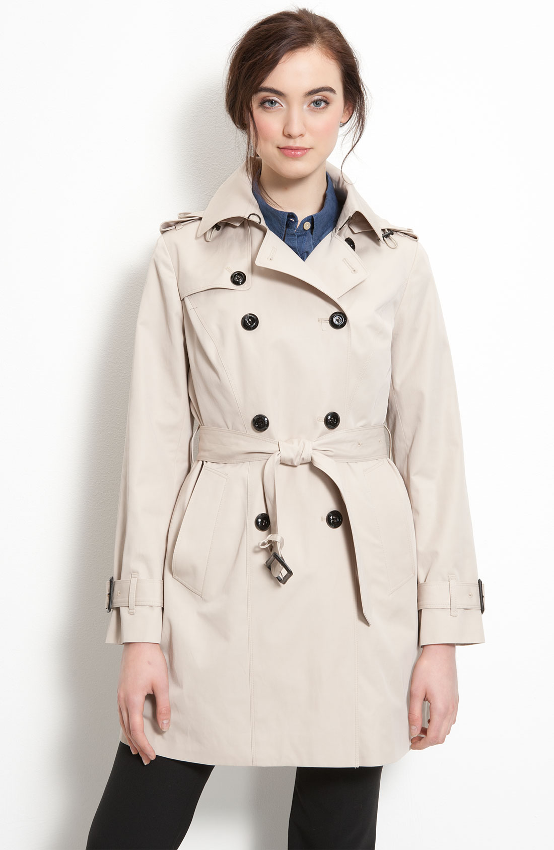 London Fog Heritage Trench Coat with Detachable Liner in Beige (stone ...