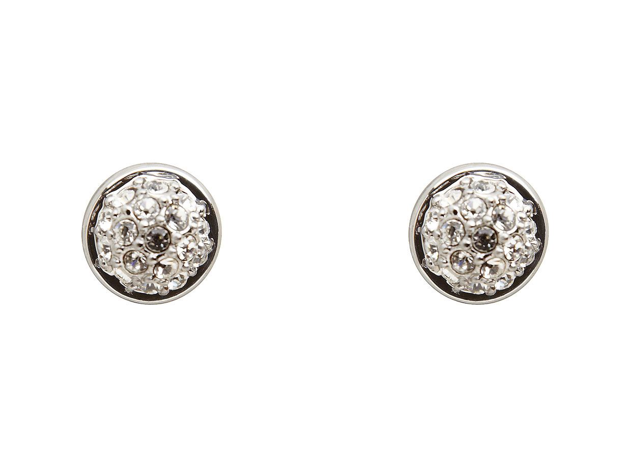 Mimco Mini Crystal Dome Stud Earrings in Silver | Lyst