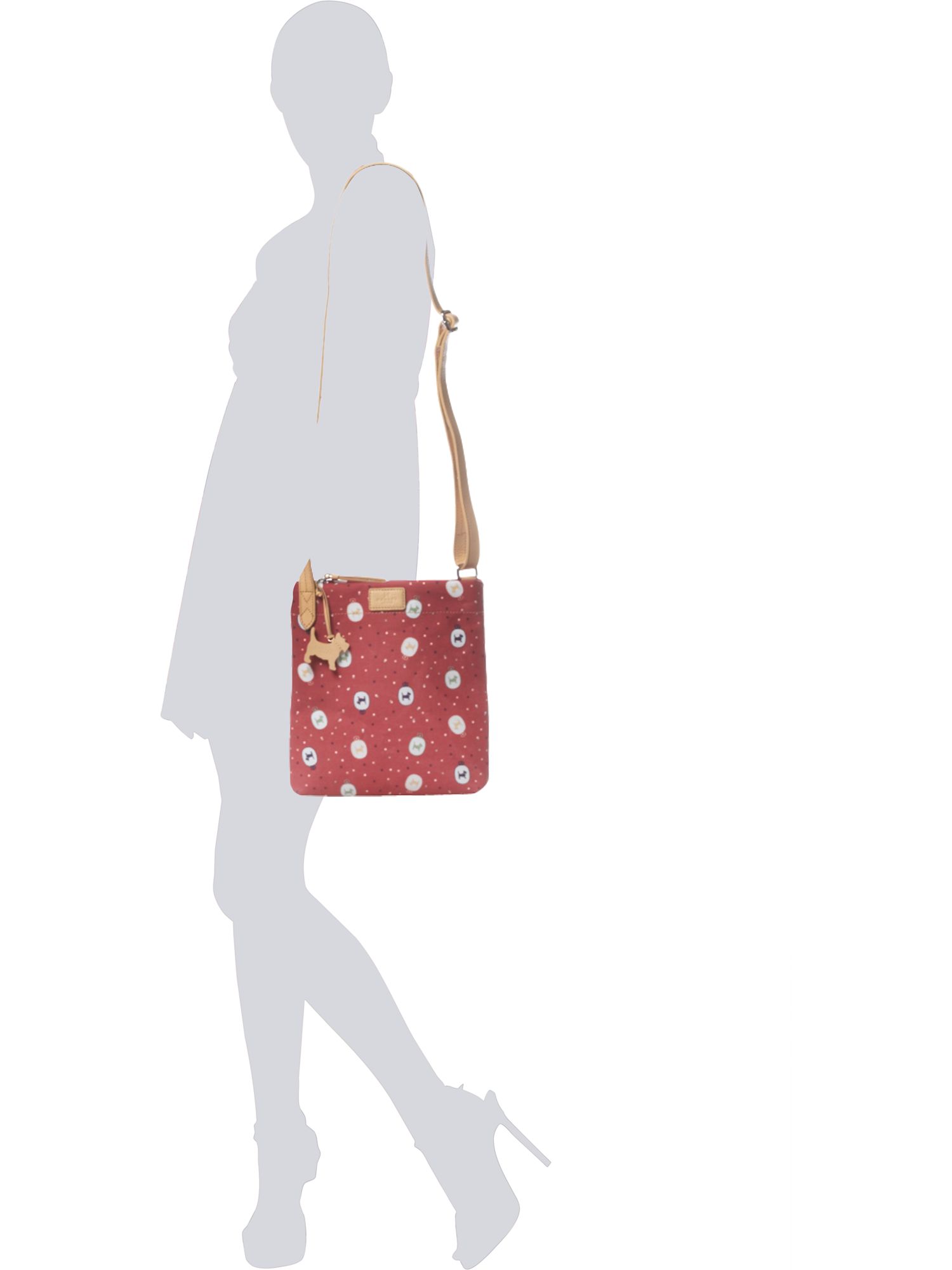 Radley Wallace Dog Print Small Cross Body Bag in Pink Lyst