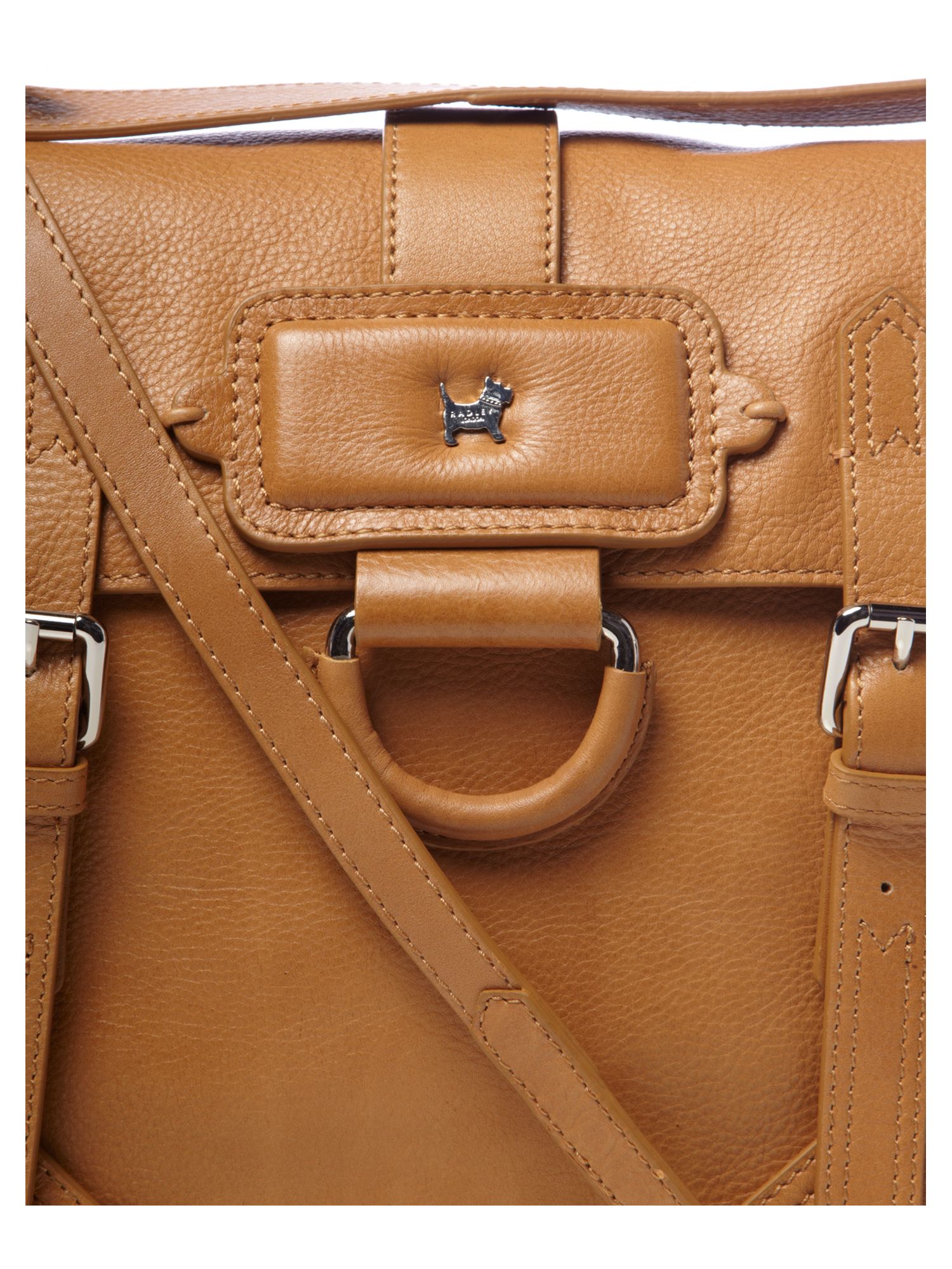 Radley Austin Large Ring Cross Body Bag in Brown Lyst