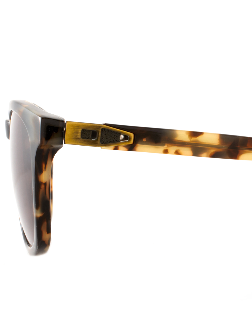 Lyst - Alexander wang Alexander Wang Wayfarer Sunglasses in Brown for Men