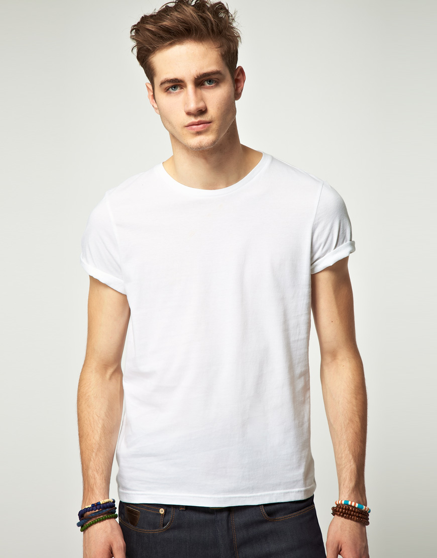Online xxl white t shirt rolled up sleeves outfit large quantities ...