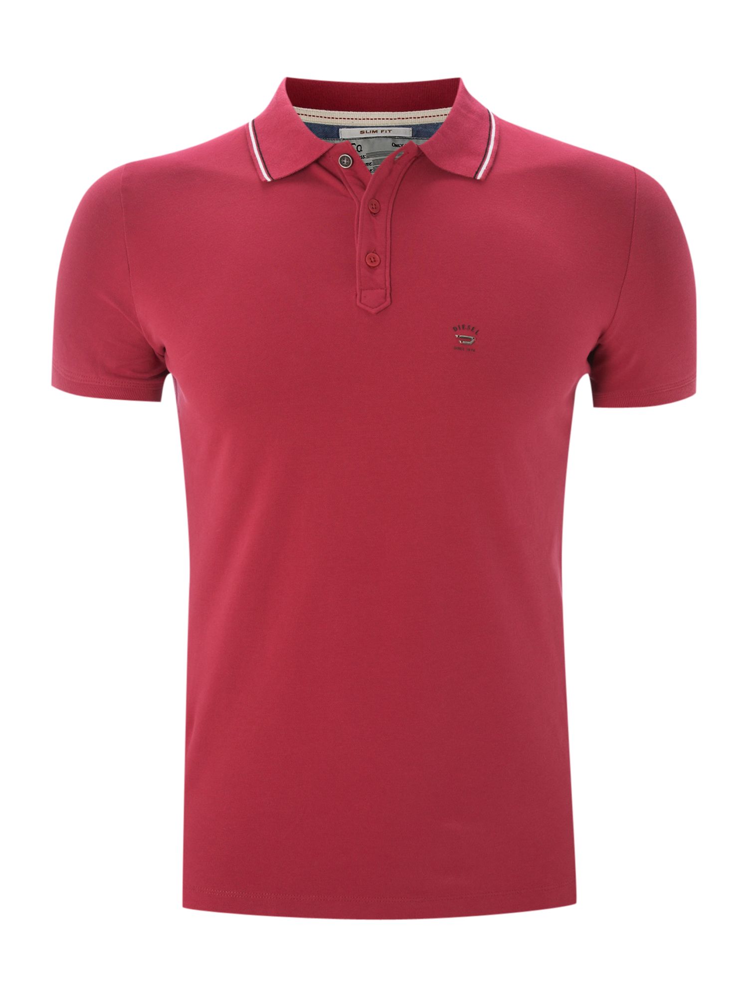 Diesel Polo Shirt in Red for Men (raspberry) | Lyst