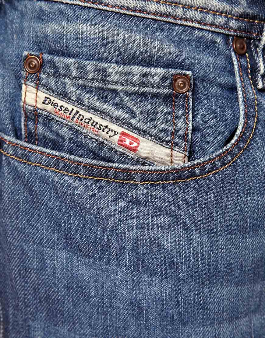 Lyst - Diesel Diesel Zathan 73p Bootcut Jeans in Blue for Men