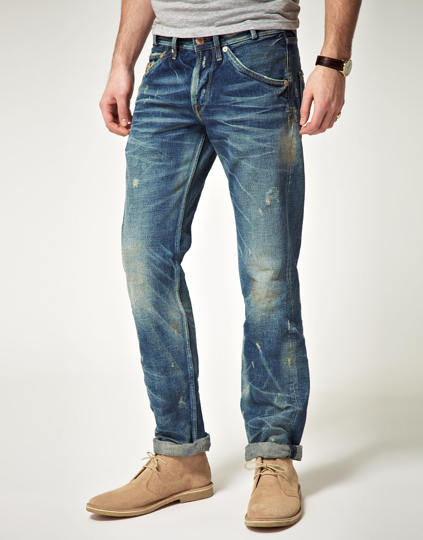 Lyst - Pepe Jeans Pepe Jeans Heritage Marshall Slim Twisted 2 Year Wash ...