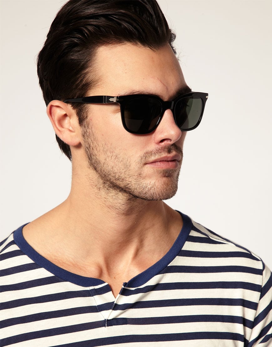 Lyst Persol Persol Wayfarer Sunglasses In Black For Men 