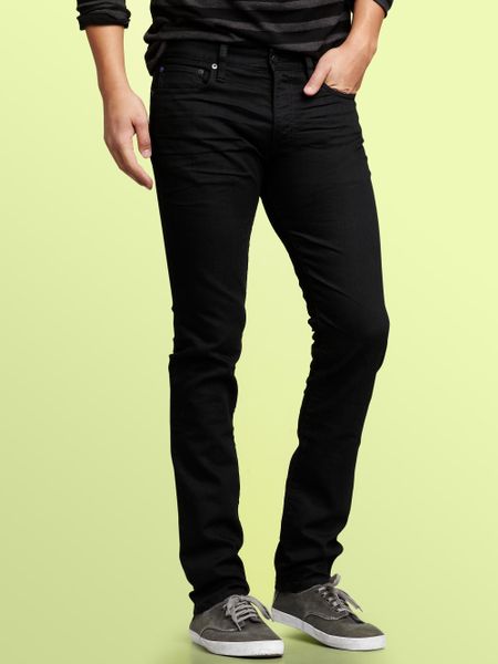 Gap Super Skinny Fit Jeans in Black for Men | Lyst