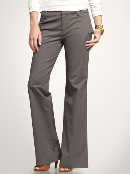 Gap Perfect Khaki Pants in Gray (shark fin) | Lyst