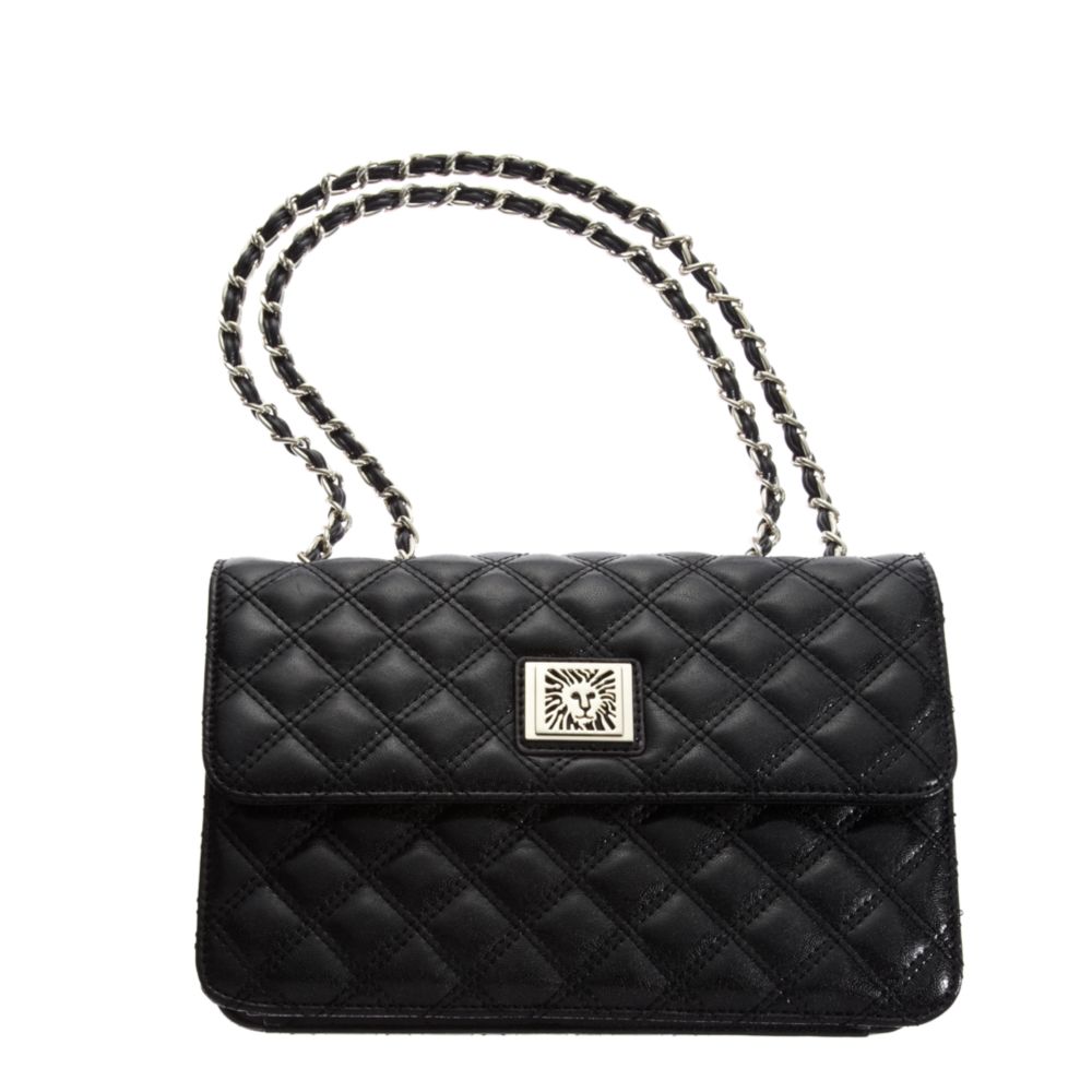 Anne Klein Lion Lady Medium Flap Bag in Black (black quilted) | Lyst