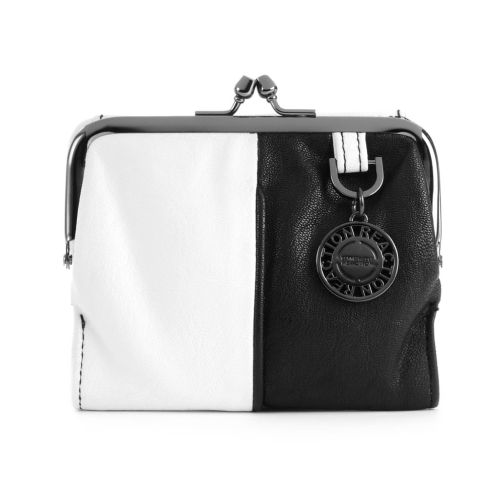 Lyst Kenneth Cole Reaction Kiss N Peck Frame French Purse In Black Gallery