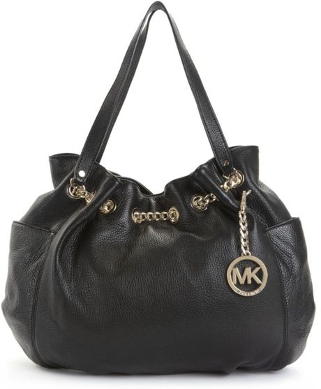 Michael Kors Jet Set Chain Item Chain Ring Tote in Black | Lyst