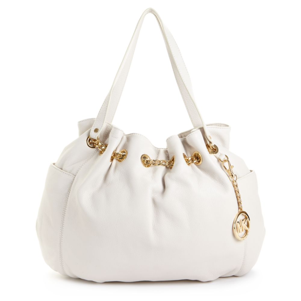 Lyst - Michael Kors Jet Set Chain Item Chain Ring Tote in White