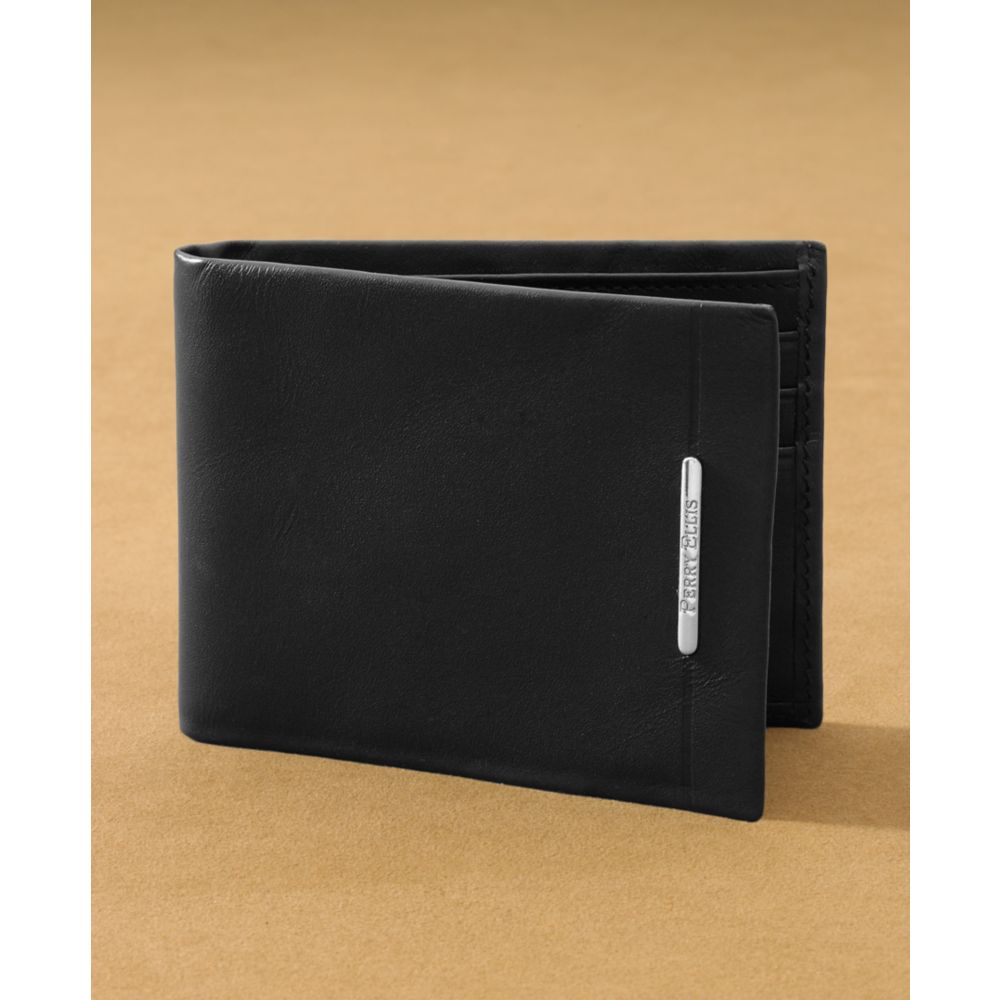 Lyst Perry Ellis Maine Super Slimfold Wallet in Black for Men