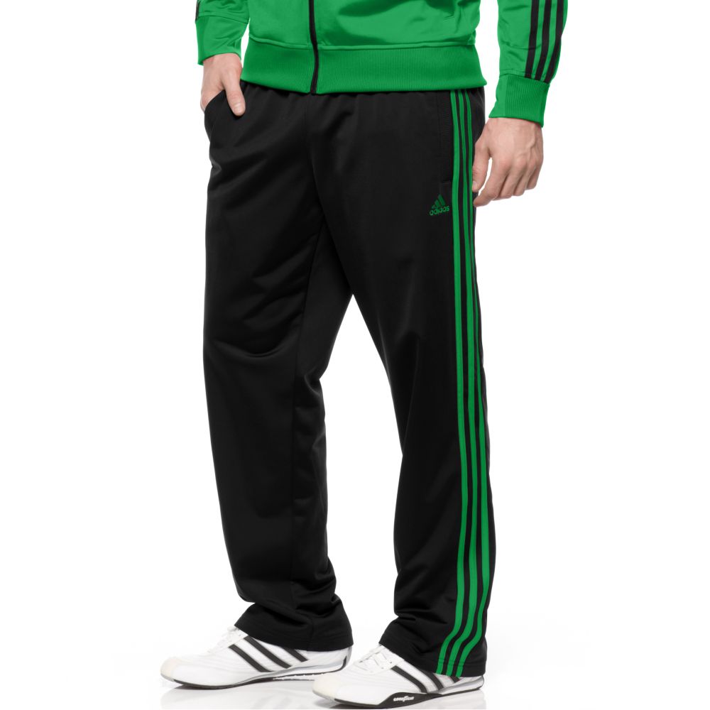 kelly green adidas track pants