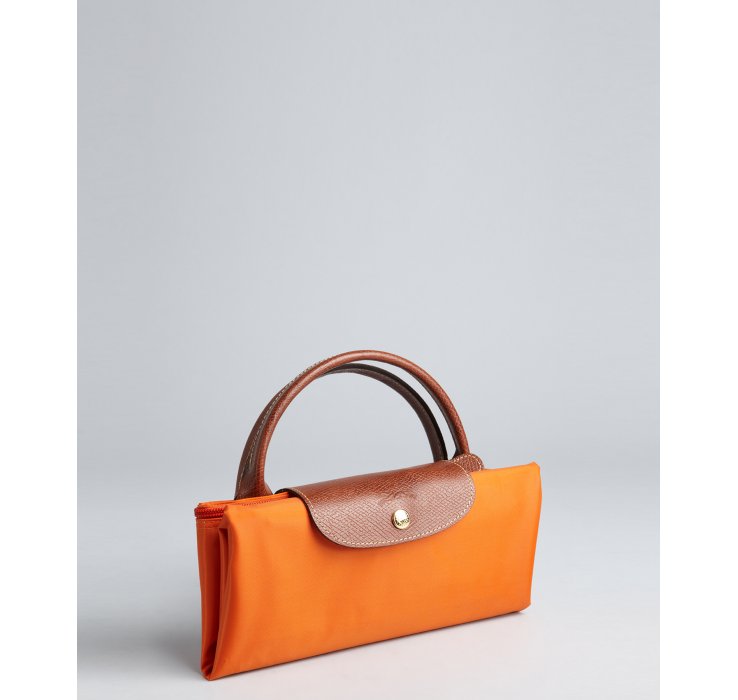 longchamp le pliage small orange