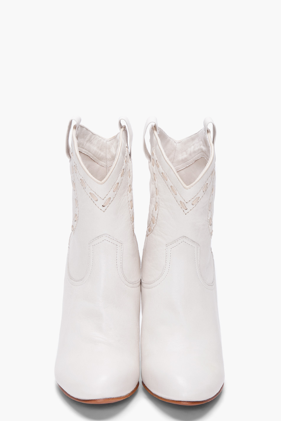 Lyst Marc jacobs White Cowboy Boot in White