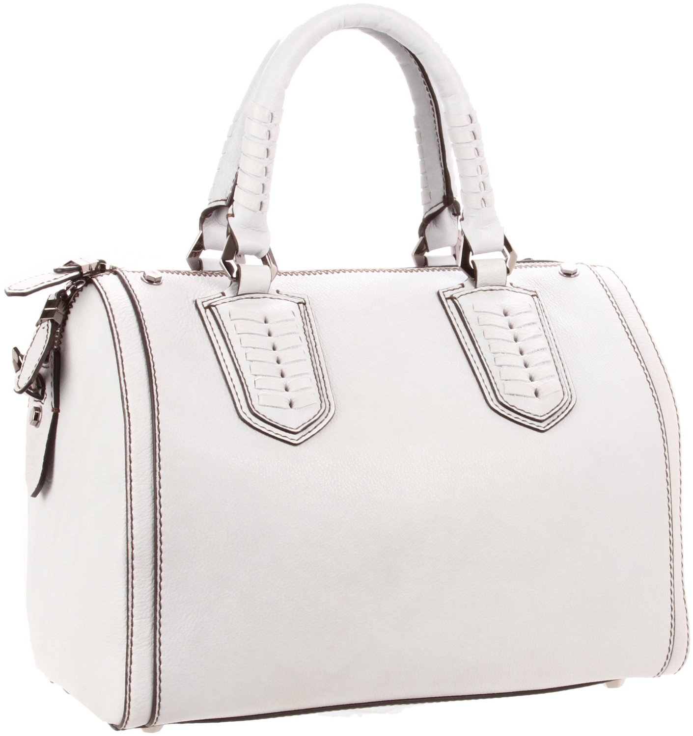 Oryany Oryany Handbags Reese Satchel in Gray (light grey) | Lyst