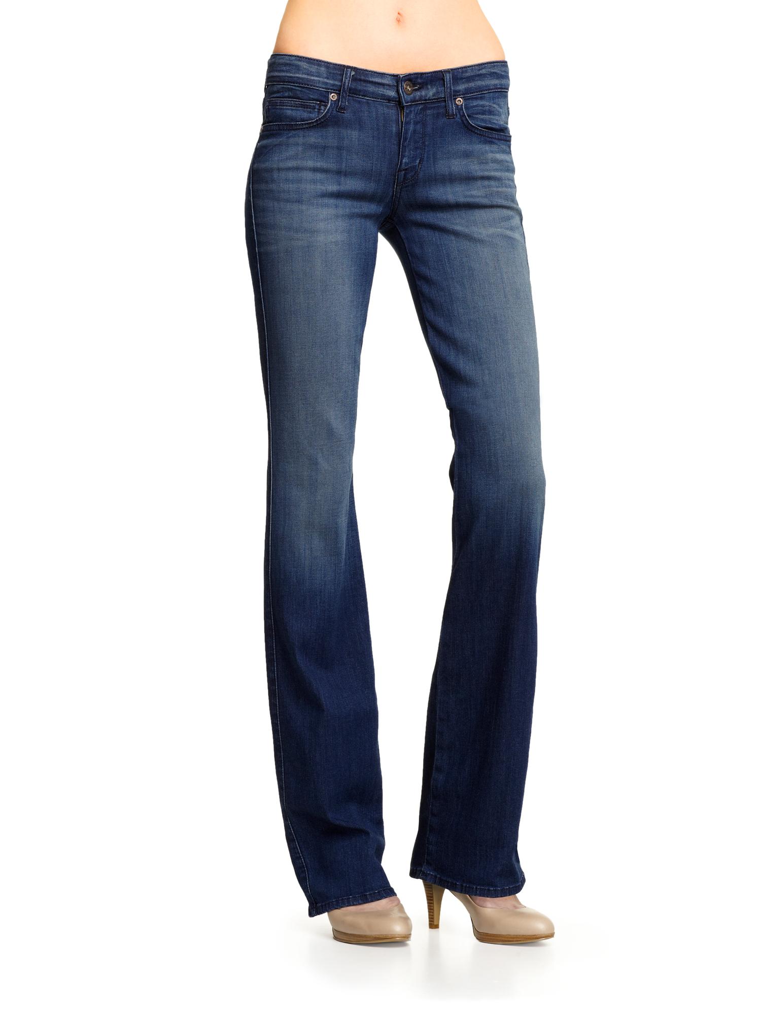 Rich & Skinny The Wedge Bootcut Jeans in Blue (fiji) | Lyst