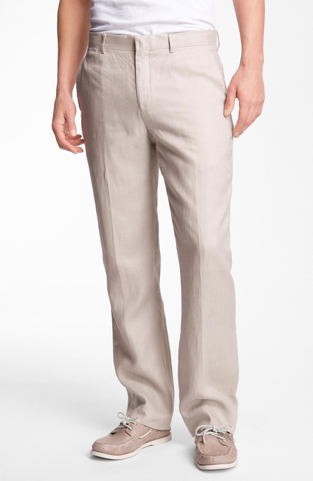 Michael Kors Classic Linen Pants in Beige for Men (sand) | Lyst