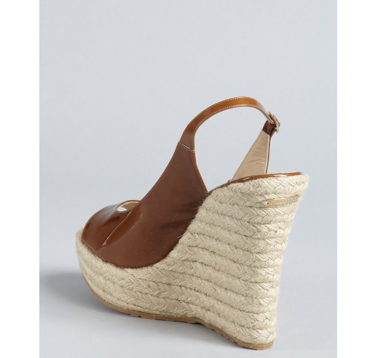 tan slingback wedges