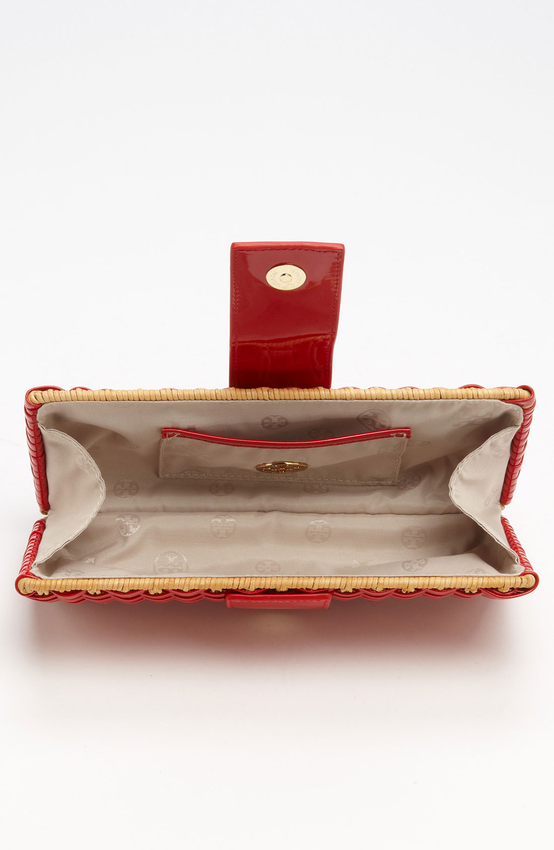 tory burch clutch red