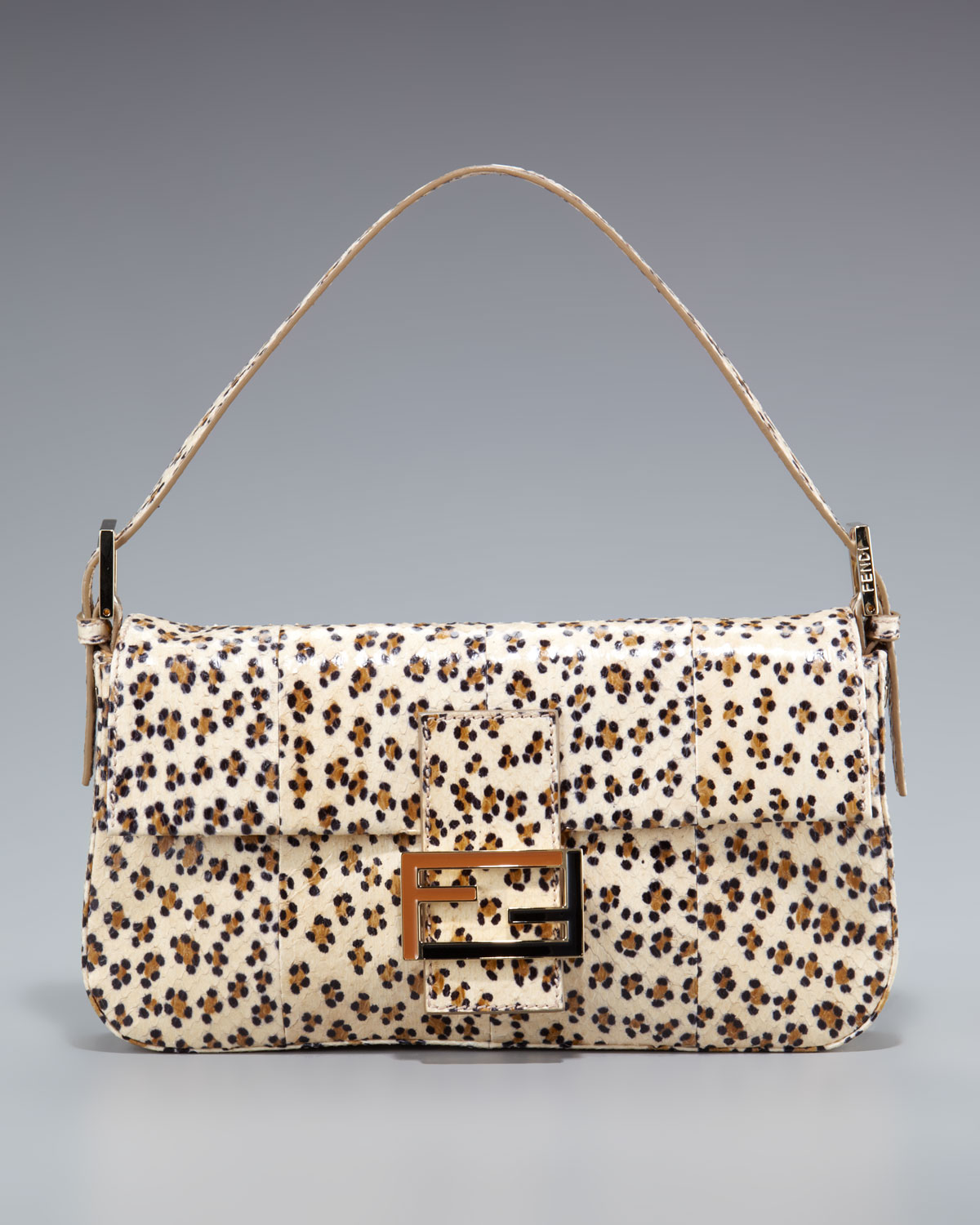fendi leopard baguette