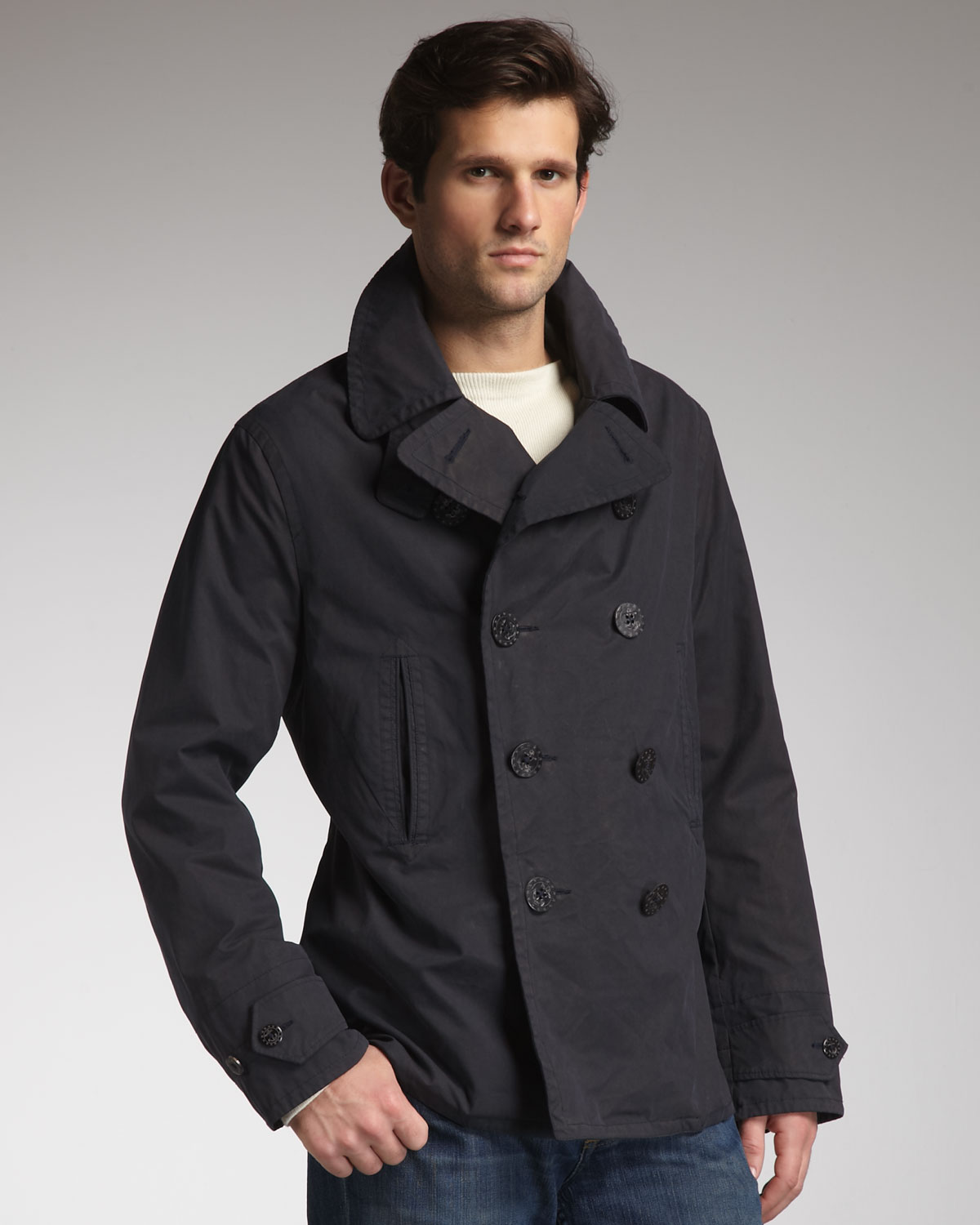 Men S Coats Pea Trench Vests Ralph Lauren Polo By Ralph Lauren Men S Wool P Coat Us Pea