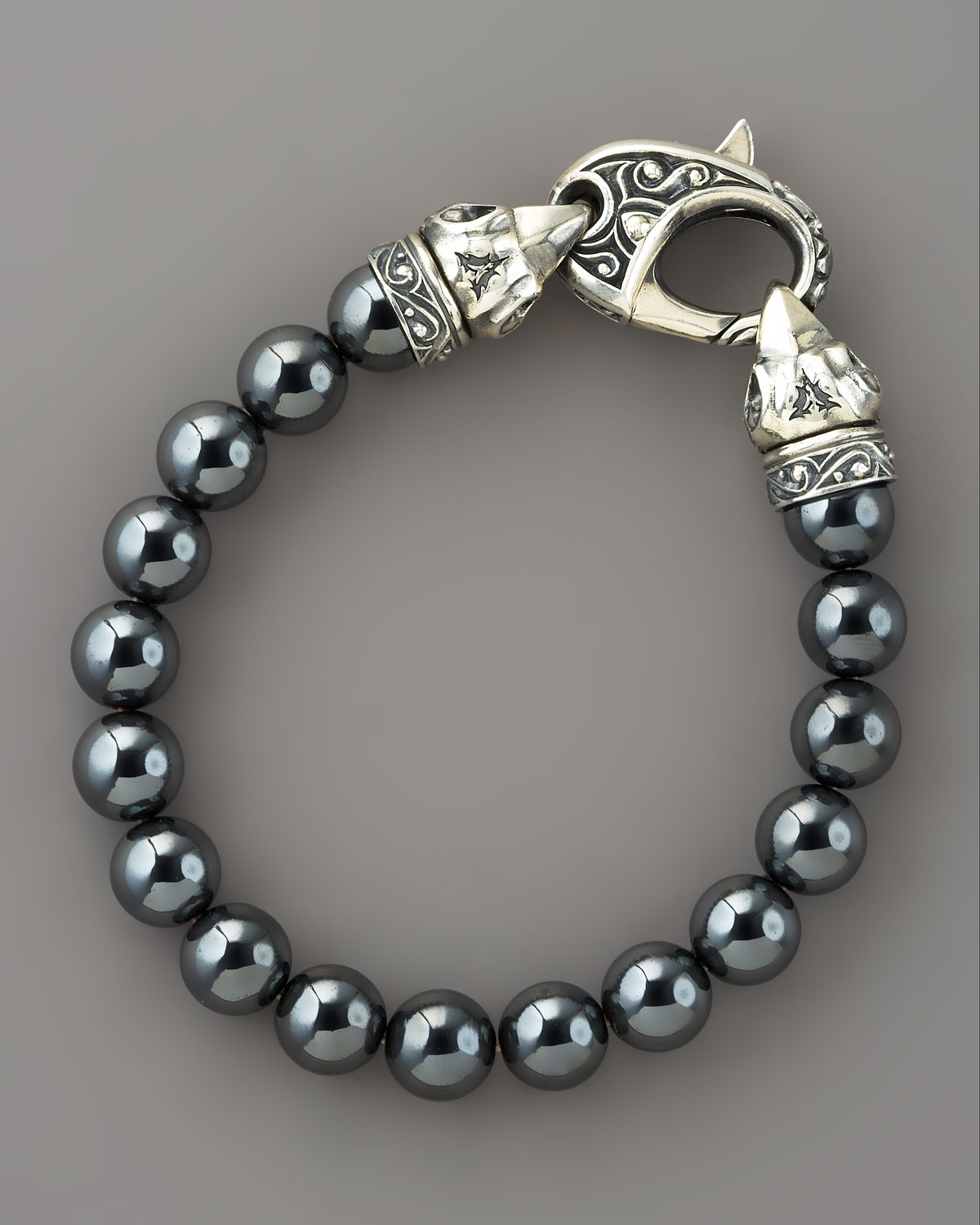 Lyst Stephen Webster 10mm Hemae Bead Bracelet In Blue For Men Gallery