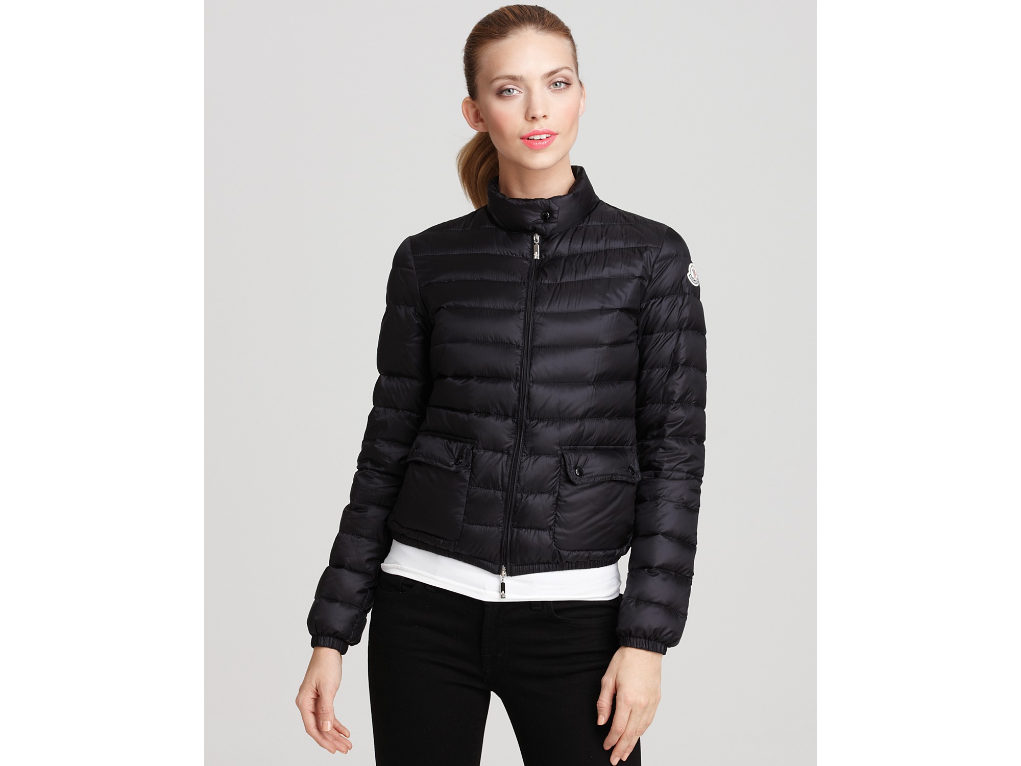 moncler black down lans jacket moncler black down lans jacket