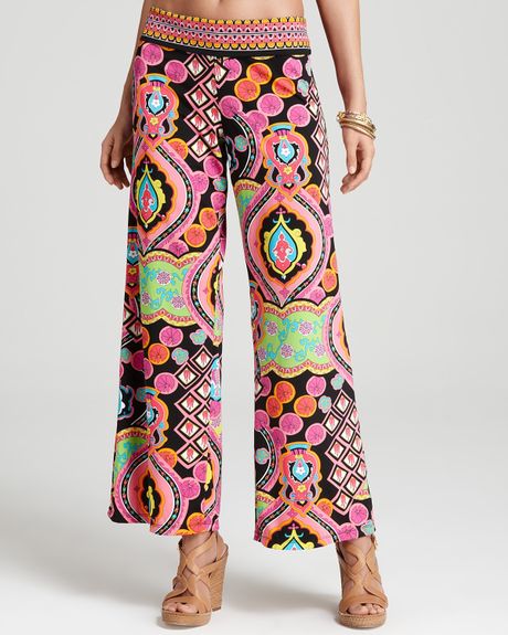 Trina Turk Marrakesh Harem Pant in Multicolor (black) | Lyst