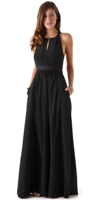 Lyst - Juicy Couture Easy Summer Maxi Dress in Black