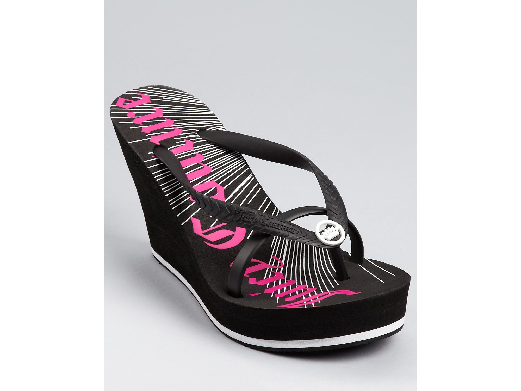 juicy couture sandals black