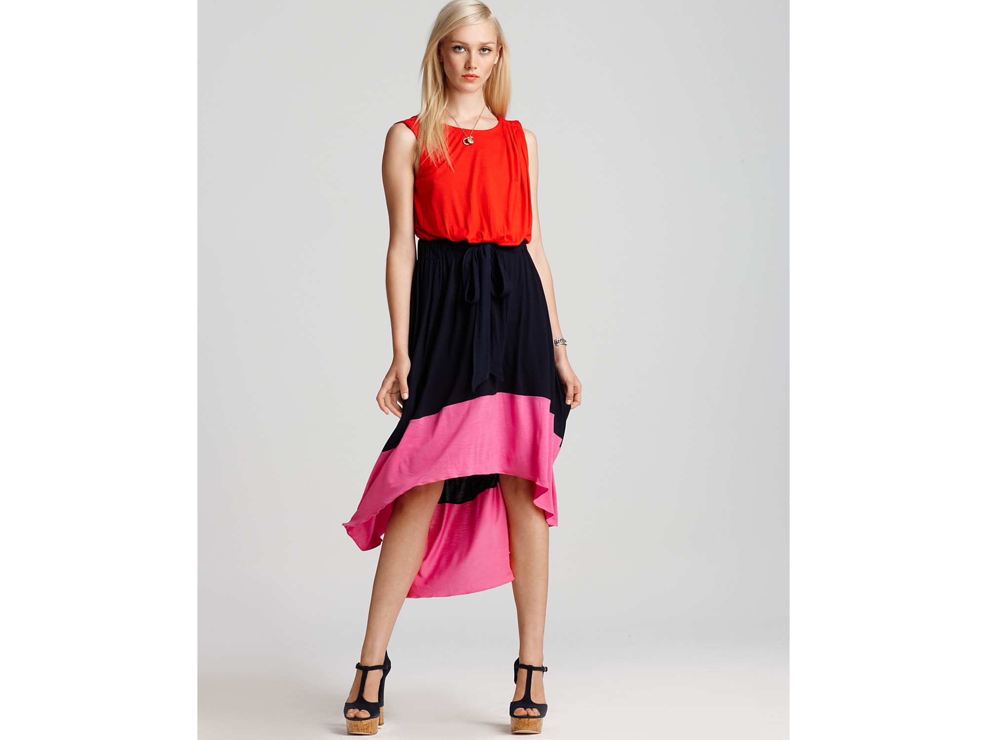 Lyst - Marc by marc jacobs Dress Phoebe Color Block