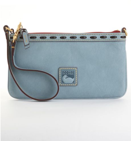 Dooney & Bourke Florentine Large Slim Wristlet in Blue (dusty blue) | Lyst