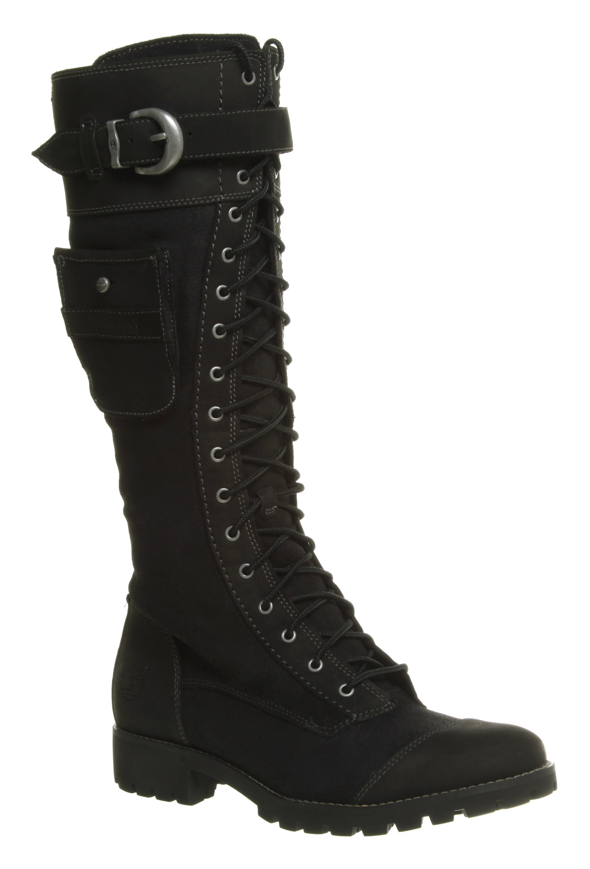 Timberland Atrus Tall Zip Boot Black Leather Lyst