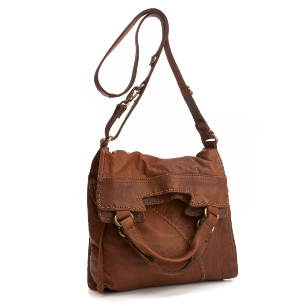 Lucky brand Abbey Road Leather Bag in Brown | Lyst