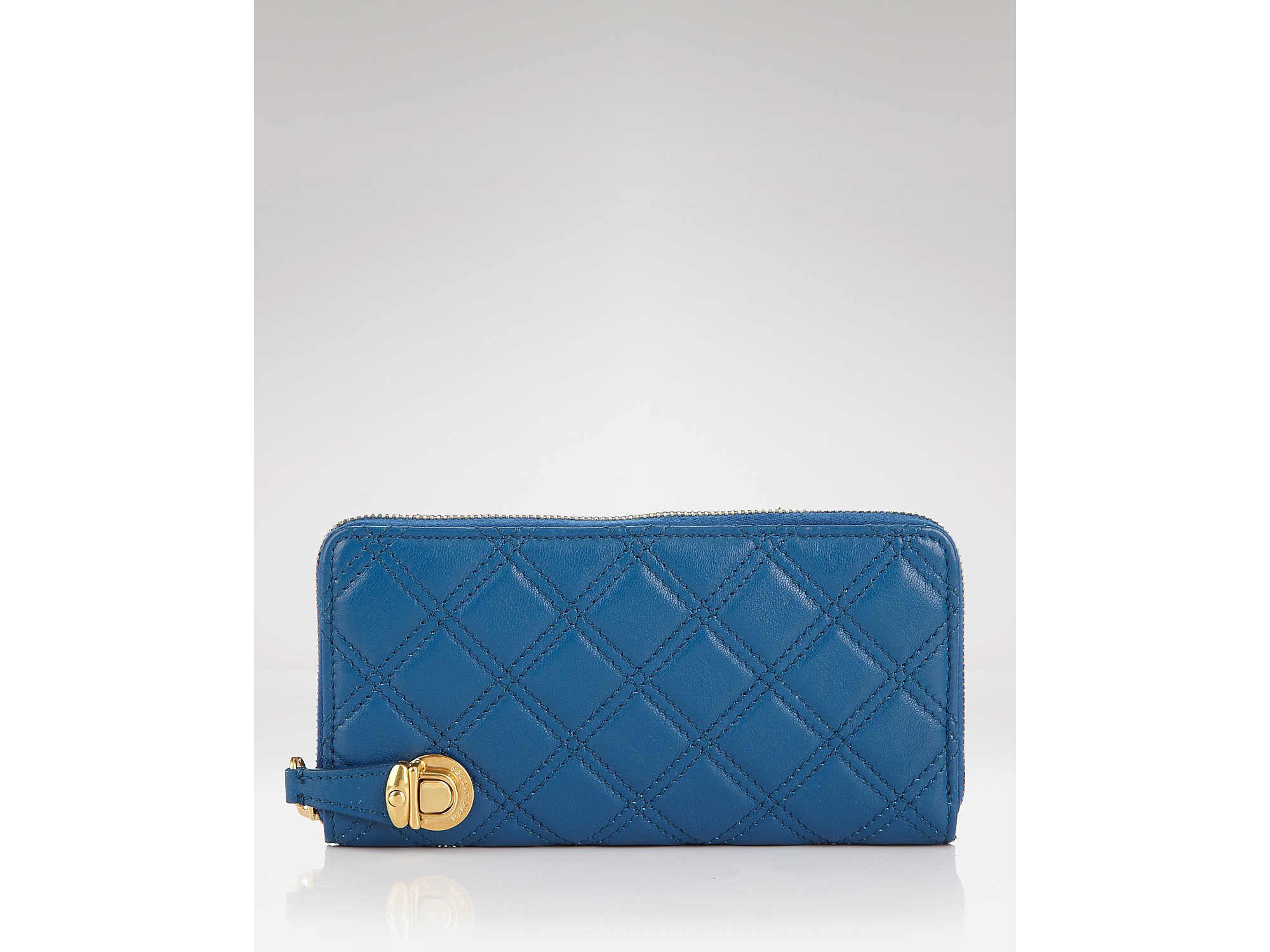Lyst Marc Jacobs Wallet Quilted Deluxe in Blue