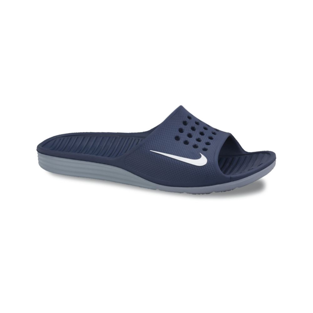 Lyst - Nike Solarsoft Slides in Blue for Men