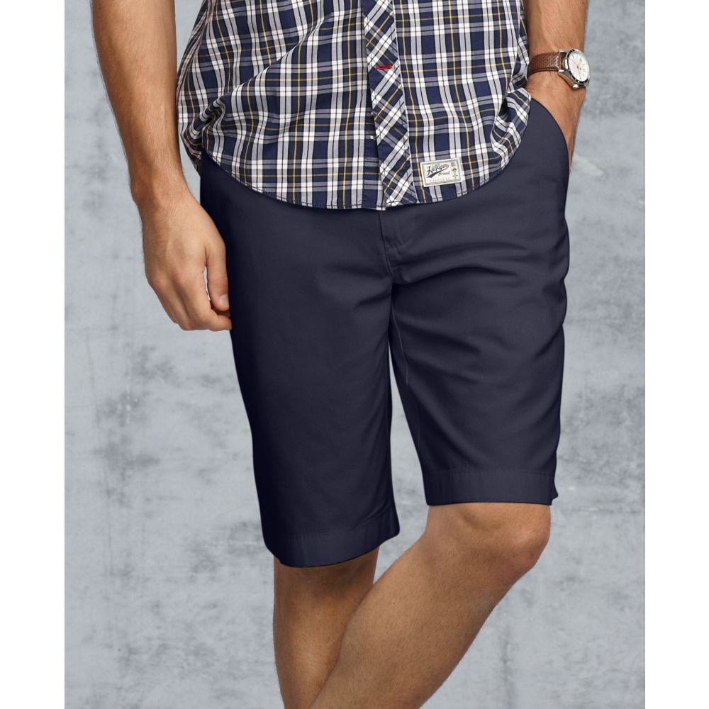 Tommy hilfiger Core Academy Chino Shorts in Blue for Men | Lyst