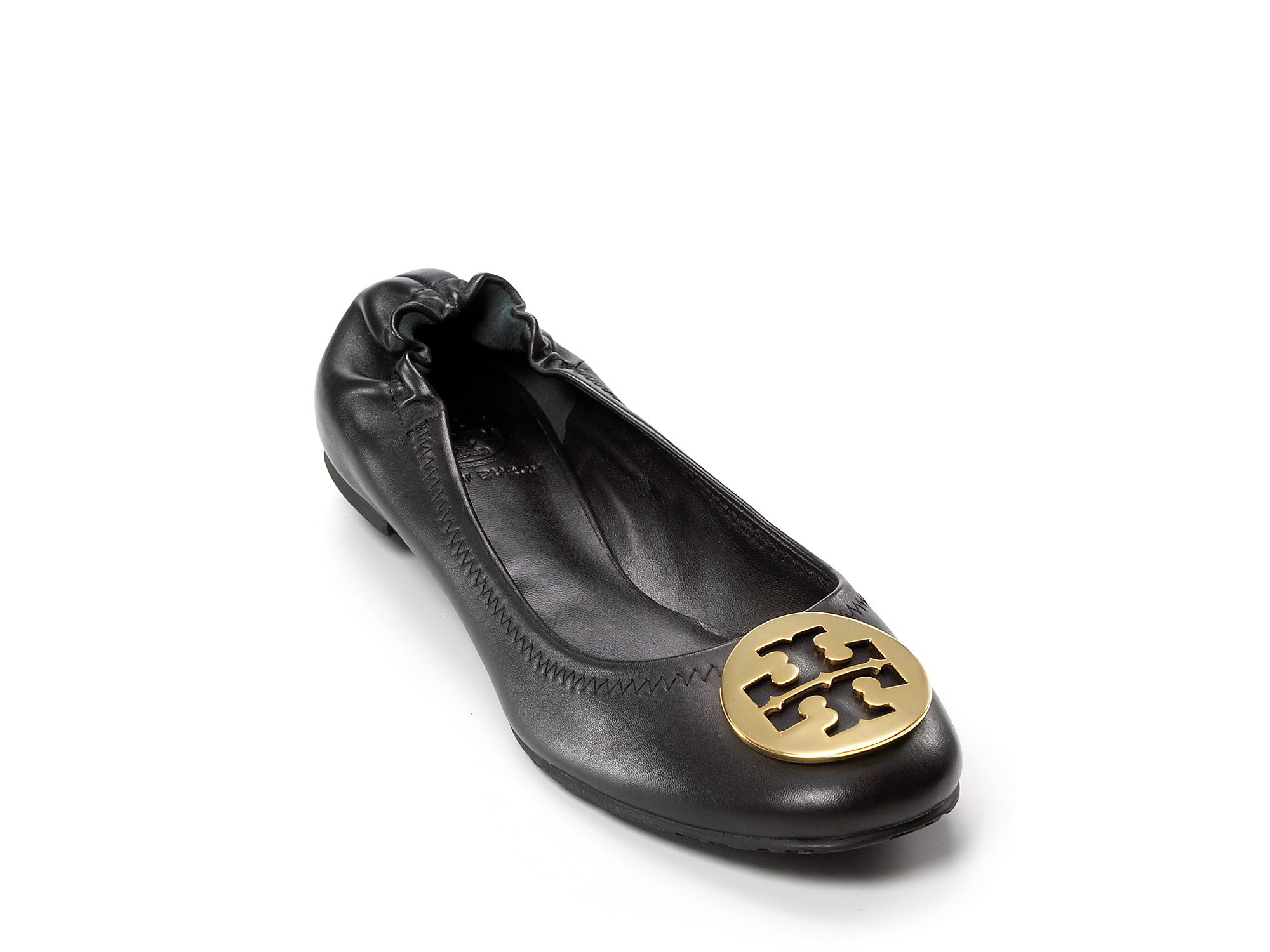 Lyst - Tory Burch Flats Reva Ballet in Black