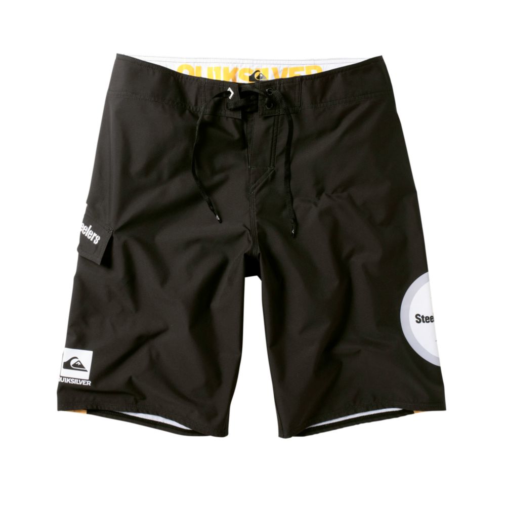 Quiksilver Steelers Nfl Board Shorts in Black for Men | Lyst