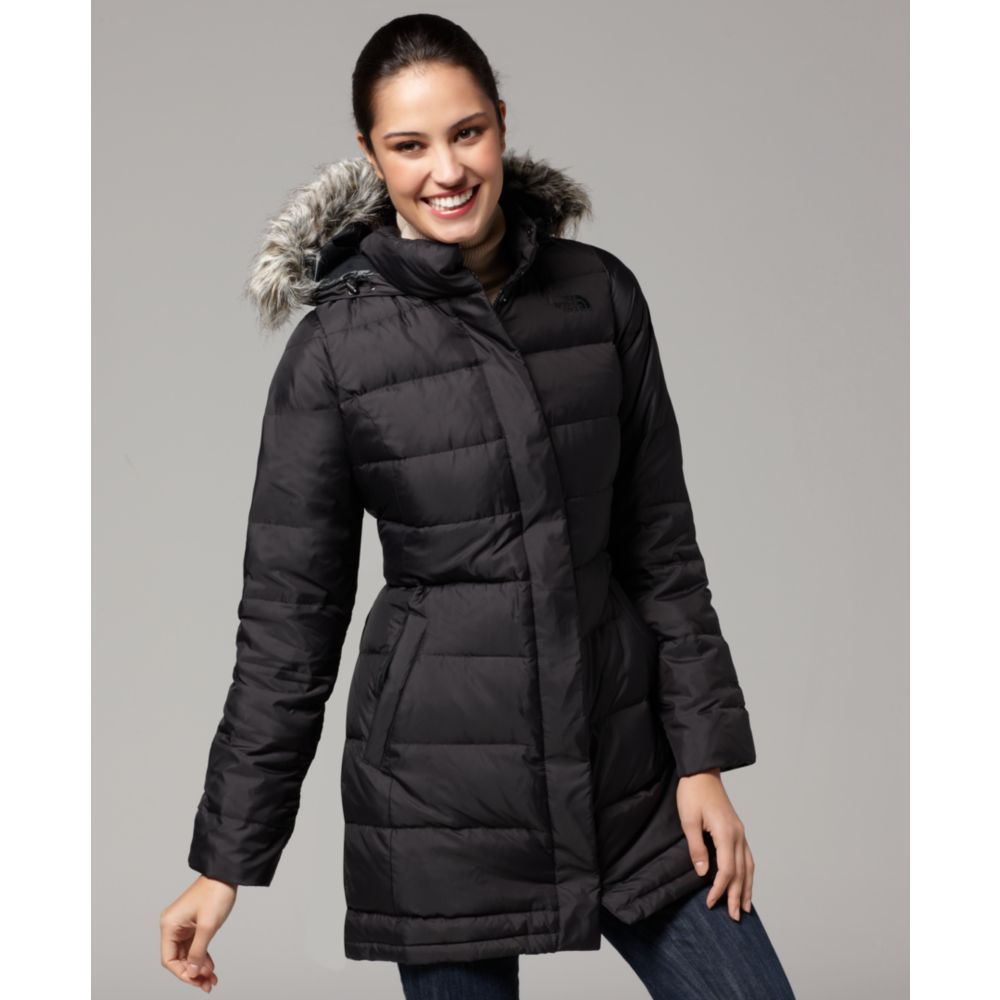 Lyst - The North Face Yume Faux Fur Hooded Down Puffer in Black