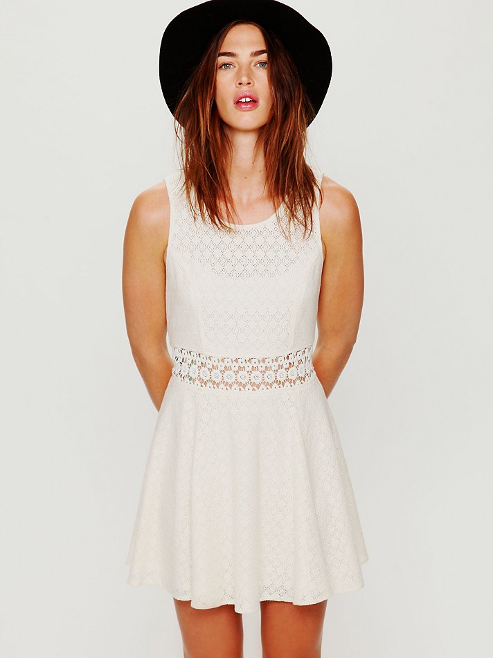 Free People Fitted With Daisies Dress at Free People Clothing ...