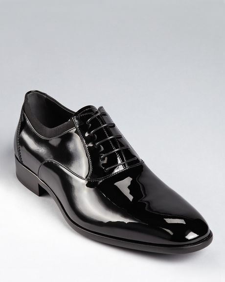 Ferragamo Aiden Formal Laceup Dress Shoes in Black for Men (nero) | Lyst