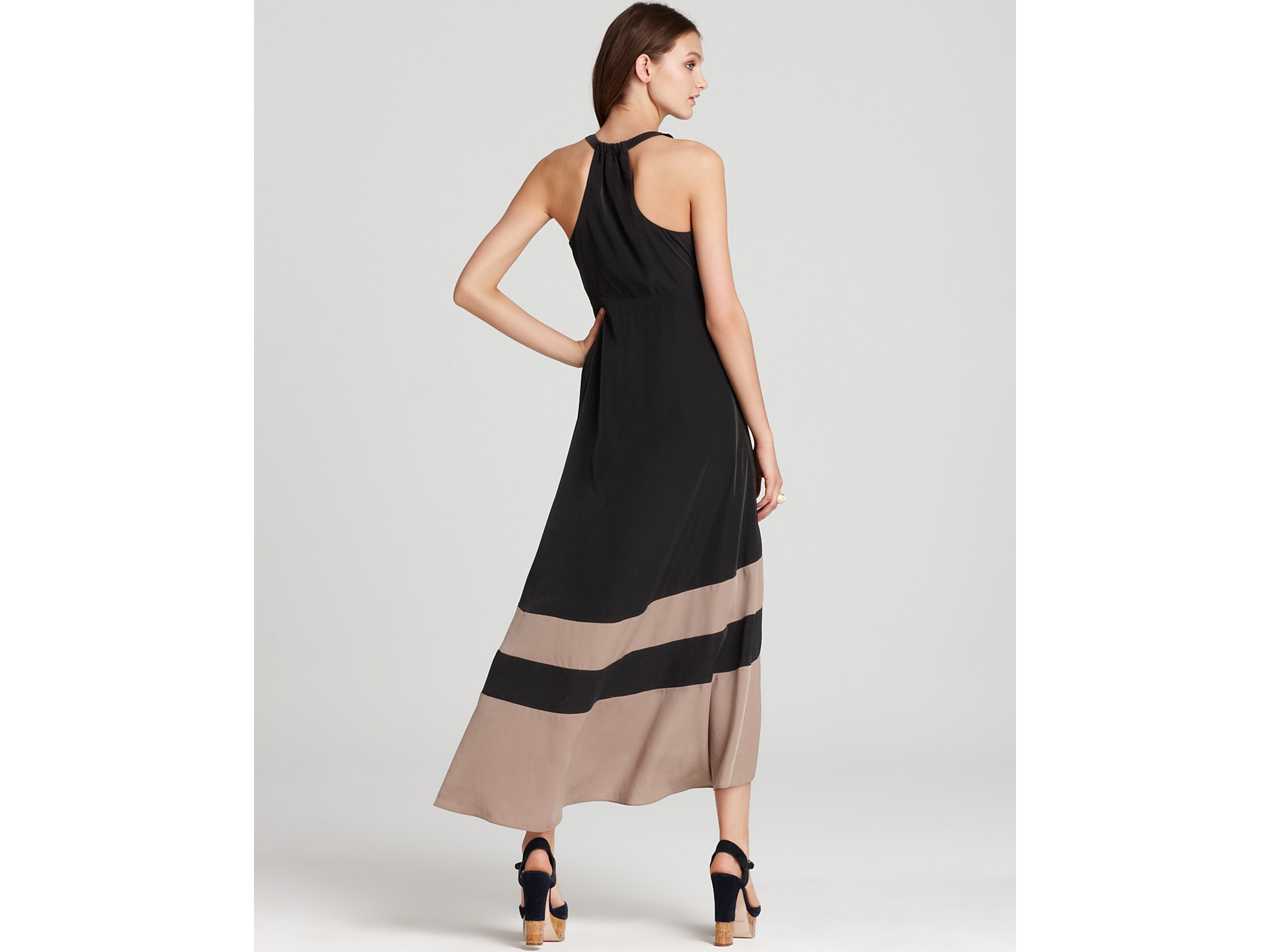 Lyst Laundry By Shelli Segal Maxi Dress in Black